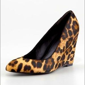 Brian Atwood Bejo Leopard Wedge